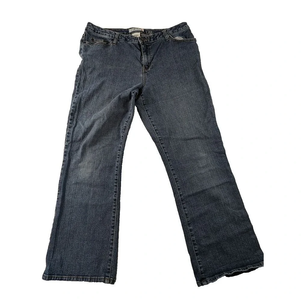 LA Blues Jeans Rodeo Womens Bootcut Stretch Blue Denim Cow Girl Y2K Western Sz 2